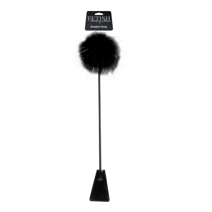 Fetish Fantasy Series Fusta con pluma negra