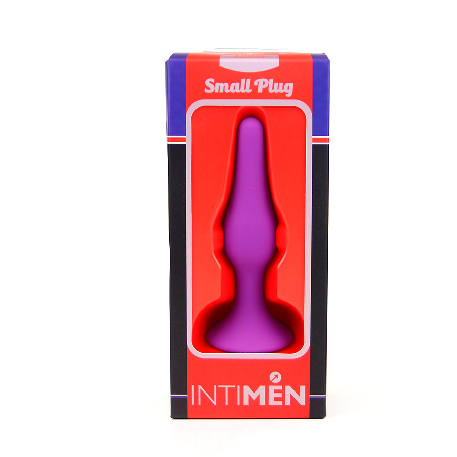 Presentación de Libid Toys Intimen plug pequeño morado