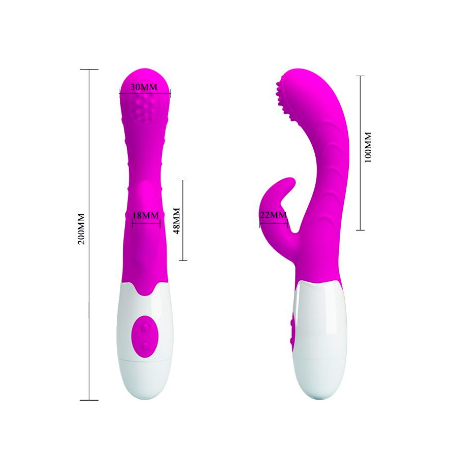 Medidas de Pretty Love Vibrador Arthur