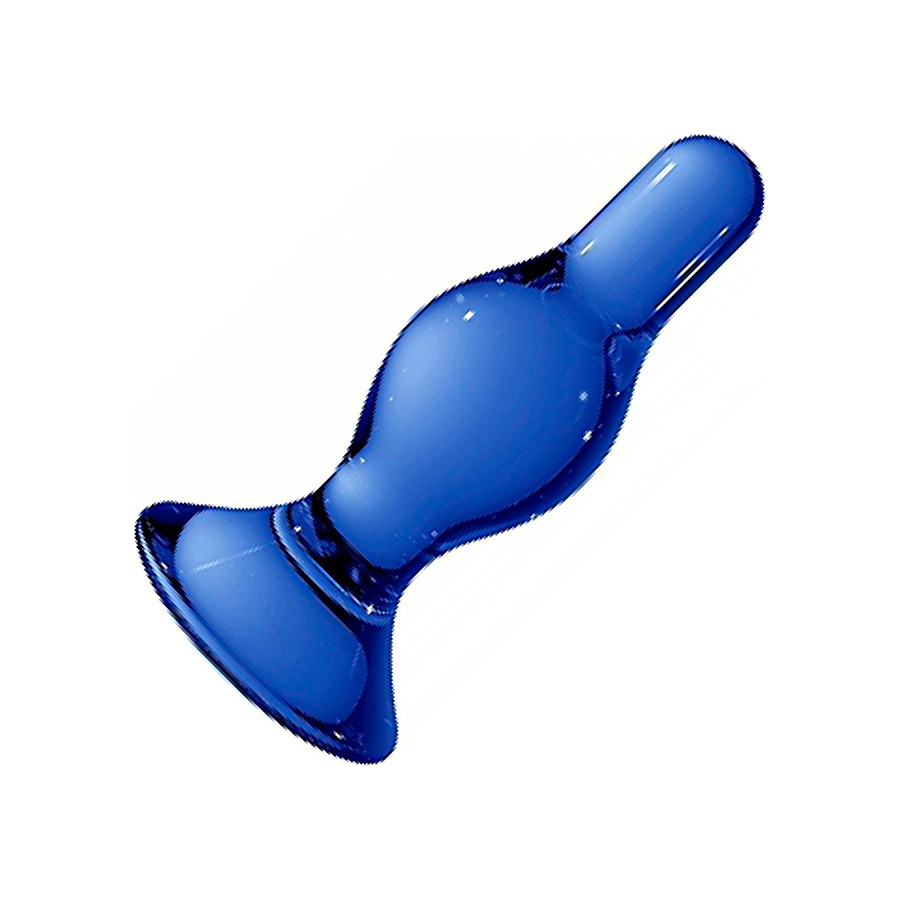 Shots Toys Plug cristal azul 11.5 cms